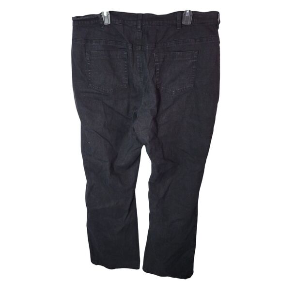 DG2 by Diane Gilman Womens Size 18W Black Solid Bootcut Jeans - Picture 11 of 11